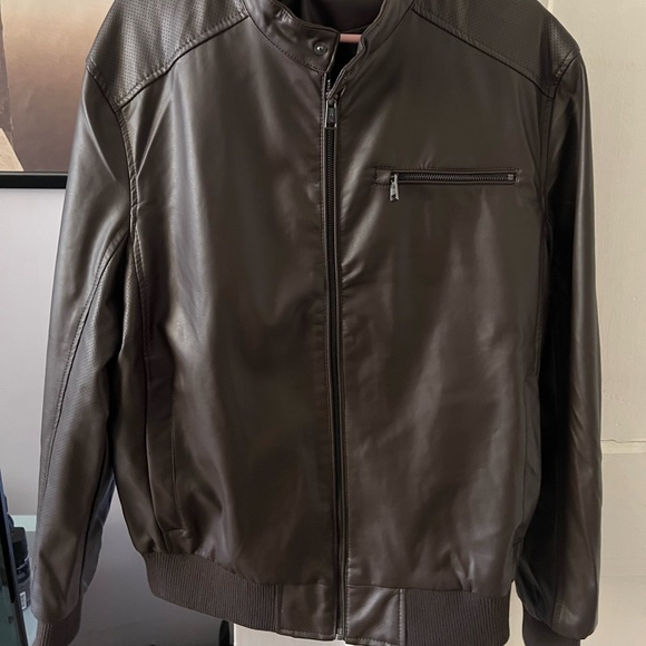 Guess Faux-Leather Jacket - Picture 1 of 1